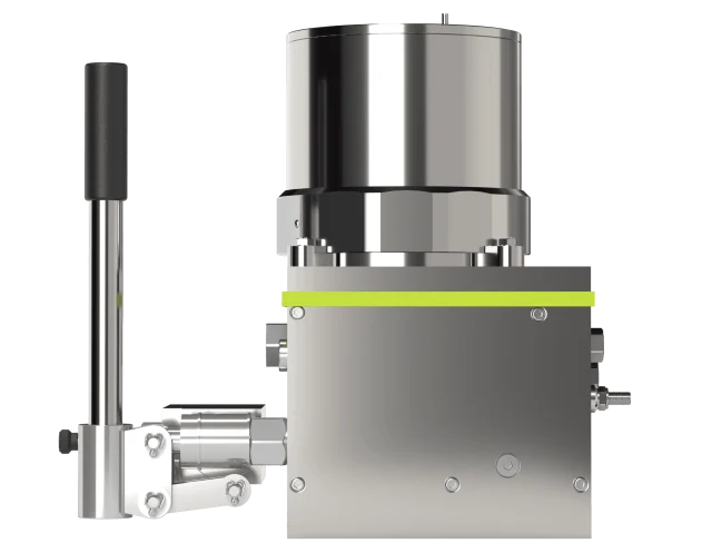 Advanced Actuators HYFLOW intelligent hydraulic power unit side view