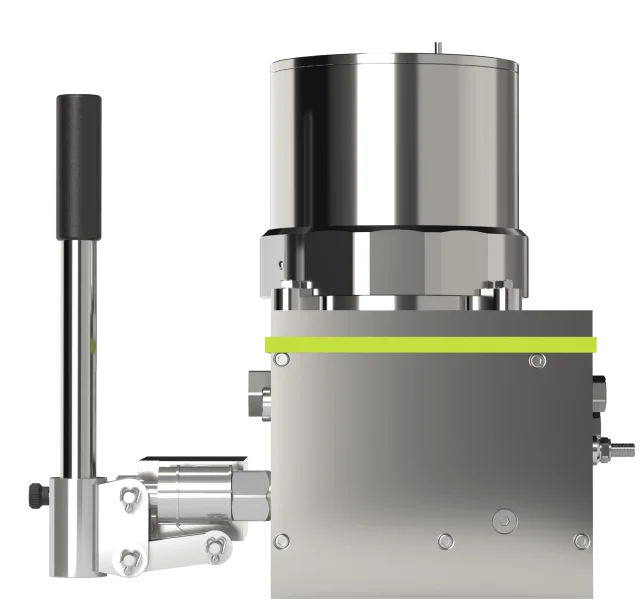 Advanced Actuators HYFLOW intelligent hydraulic power unit alternate side view