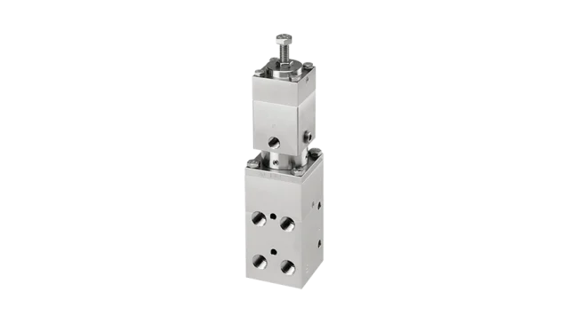 IMI STI AL air-lock valve with manifold body