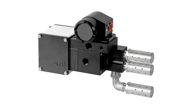 IMI STI SA/CL explosion-proof positioner with exhaust accessories