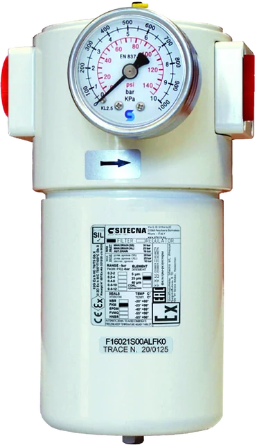 SITECNA F12 / F16 aluminium-alloy instrument air filter