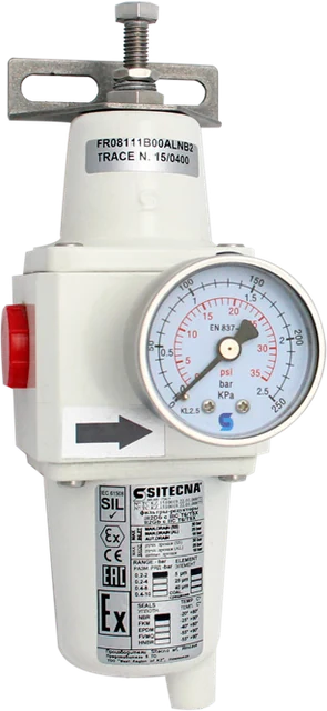SITECNA FR06 / FR08 aluminium-alloy filter regulator