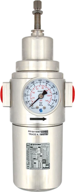 SITECNA FR12 / FR16 SS316L filter regulator
