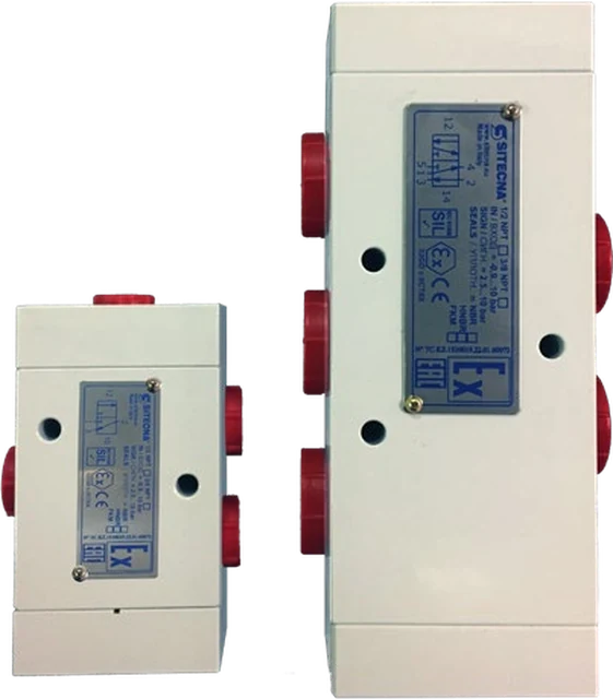 SITECNA DP04 / DP06 / DP08 / DP12 aluminium-alloy balanced spool valves