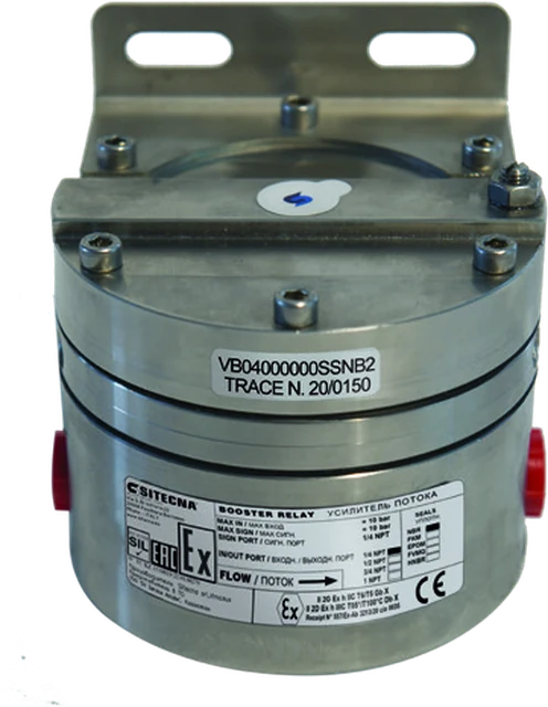 SITECNA VB04 / VB08 stainless-steel volume booster
